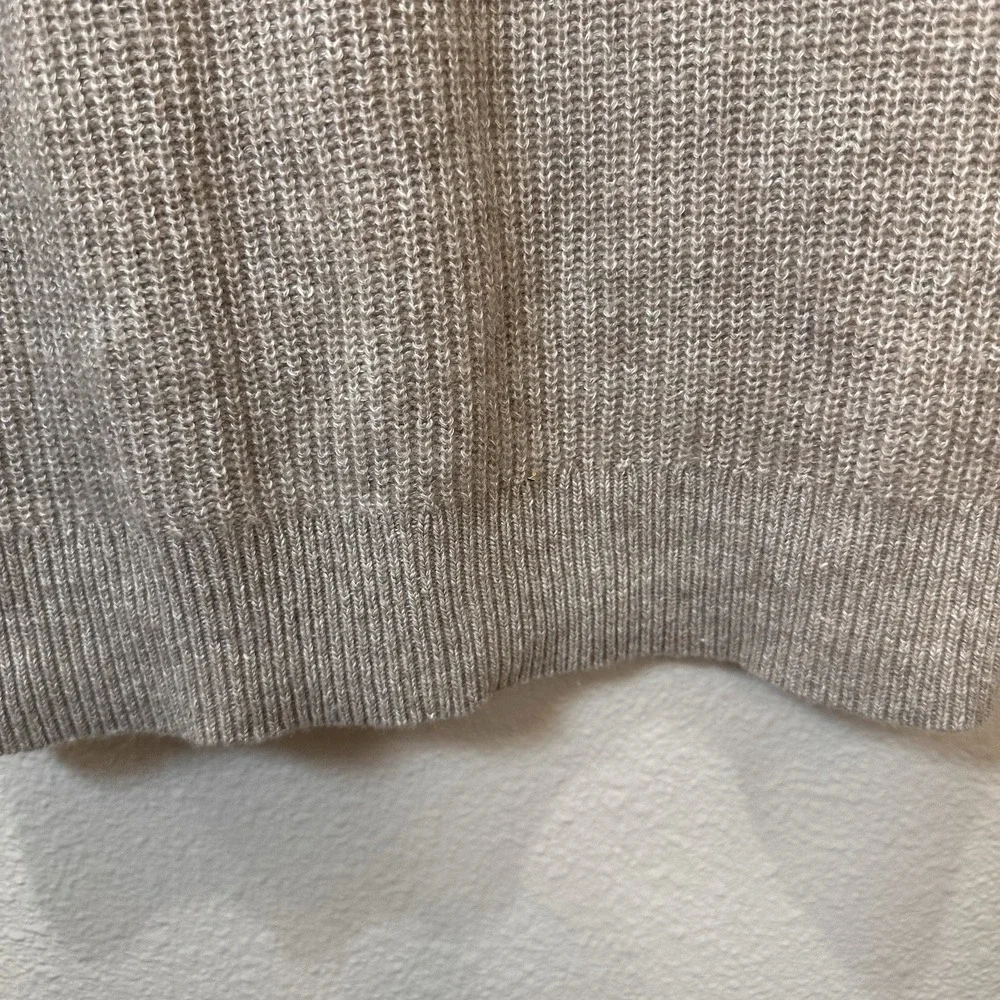 Michael Kors Collection Cashmere‎ Beige Sleeveless Turtleneck Sweater XS Neutral